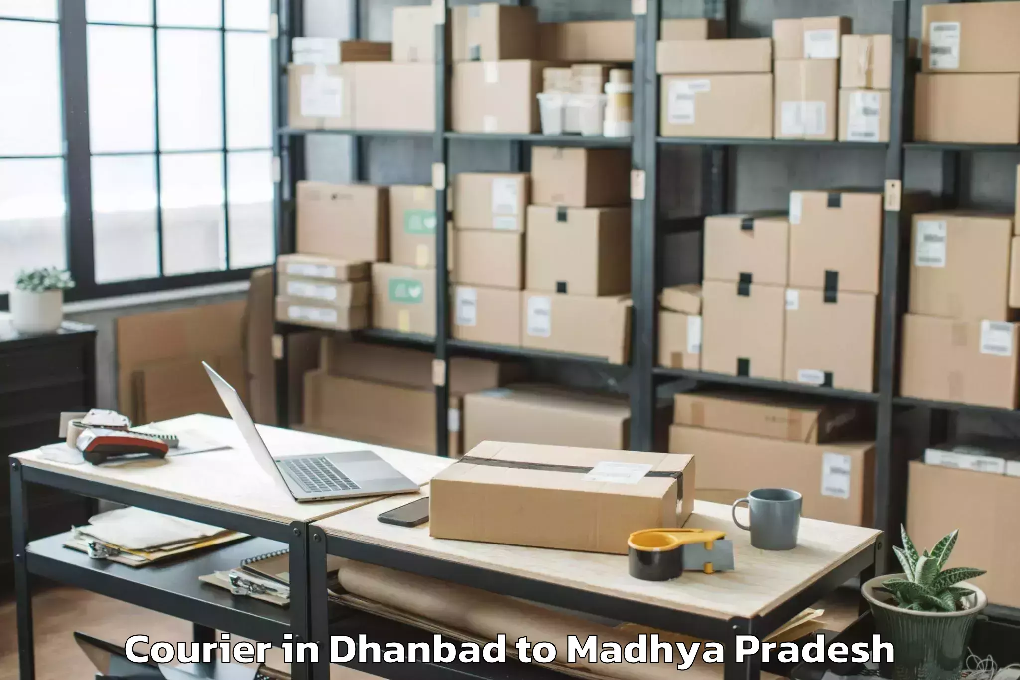 Easy Dhanbad to Shahpura Dindori Courier Booking